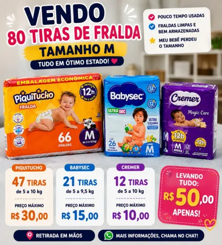 Fraldas descartáveis