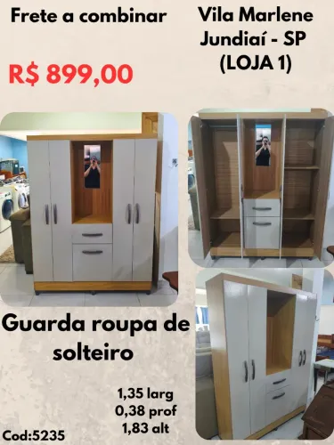 Guarda Roupa De Solteiro