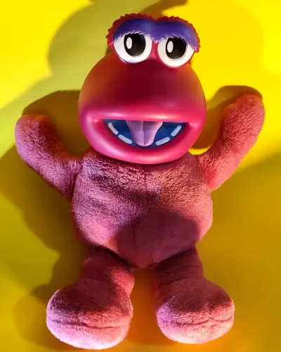 Boneco Melocotón - Mascote do Programa da Eliana (anos 90)