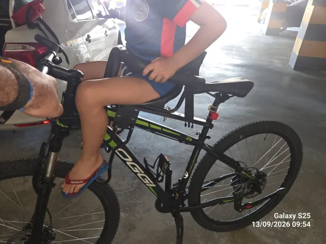 Assento de bicicleta para bebê BIKIGHT montado na frente, assento de bicicleta infantil,