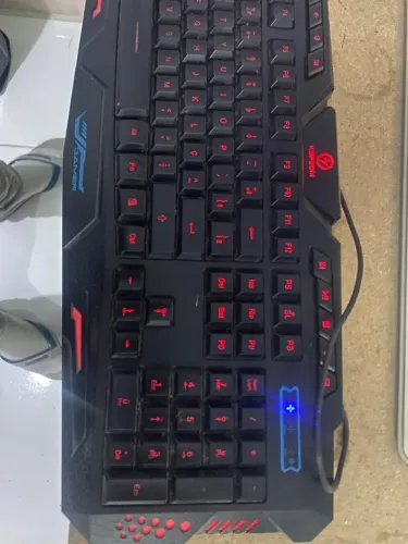 Teclado Com Fio Gamer Semi Mecanico Led RGB 3 Cores KA-658 - Kapbom