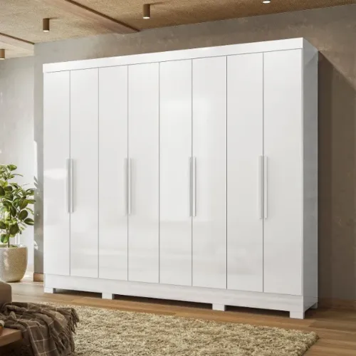 Guarda-roupa 8 Portas e 4 Gavetas Diplomata