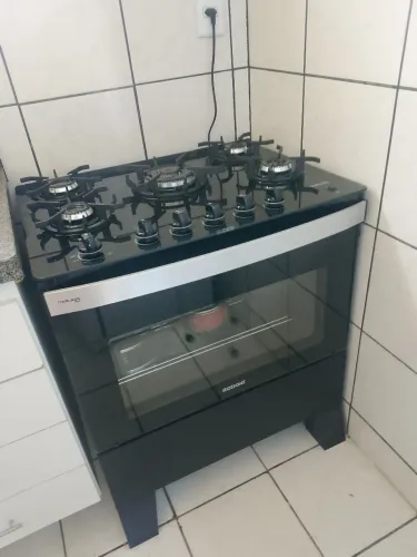 Vende fogão tampo de vidro itatiaia 4 meses de uso ,forno nunca usado