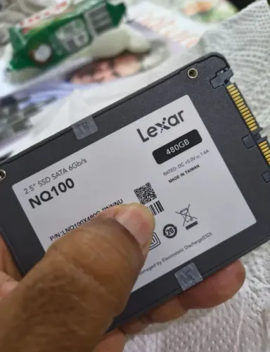 Hd SSD Lexar Nq100 de 480gb sata 3 de 6gb/s