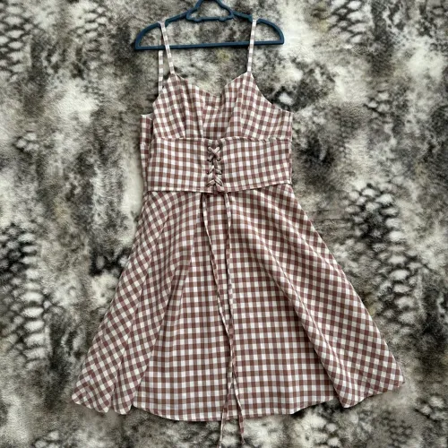 Vestido xadrez tamanho P