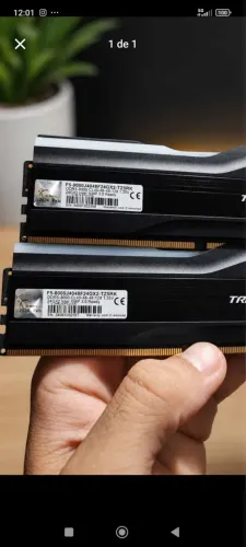 Memória ram 48 gb rgb drr5 8000hz