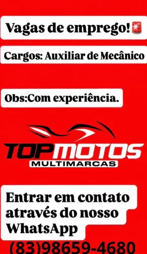 VAGA AUXILIAR DE MECÂNICO COM EXPERIÊNCIA