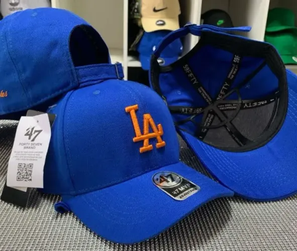 BONÉ L.A. AZUL NOVO 