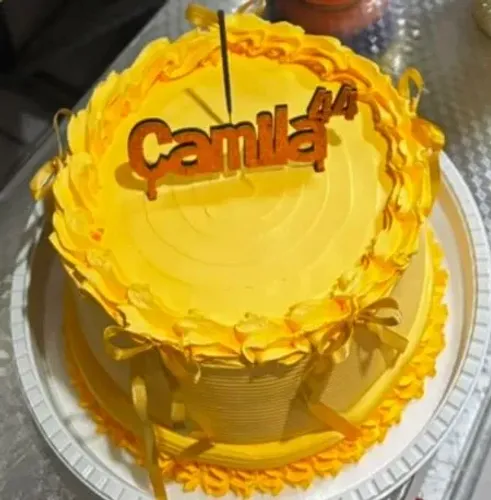 Topo ("Vela") Aniversário Personalizada com Nome e Idade!