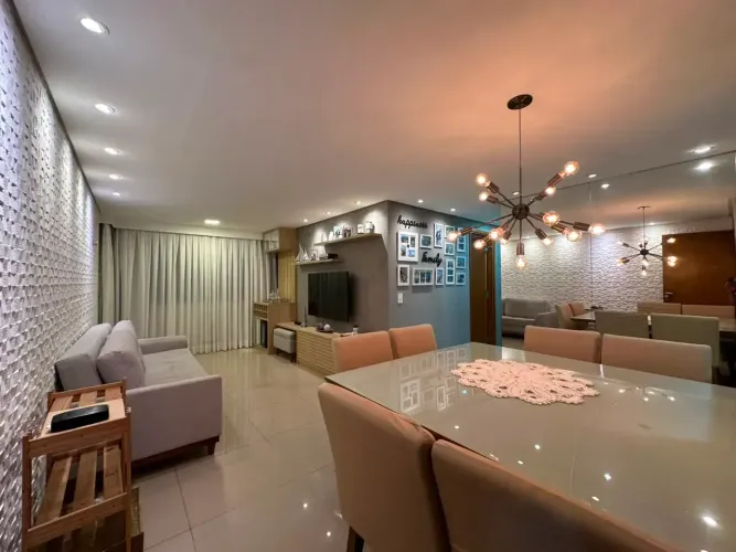 Apartamento mobiliado para aluguel tem 85 metros quadrados com 3 quartos em Capim Macio -