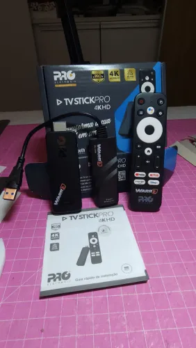 TV Stick Pro Eletronic Anatel + Adaptador Gigabit | TV sem Antena