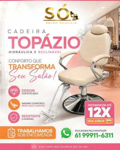 Móveis para salão de beleza 