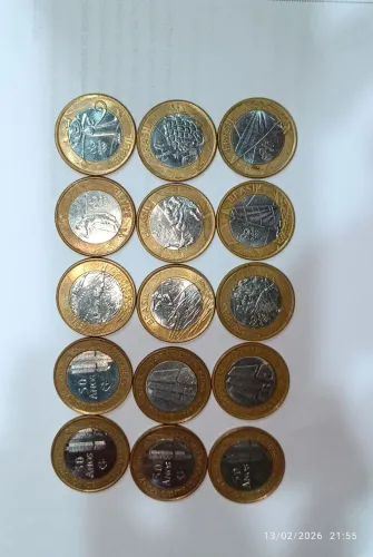 Moedas de R$ 1,00 especial 