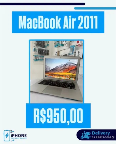 MacBook Air 2011 i5 / 128ssd / 4gb 13? (Loja física Recife)