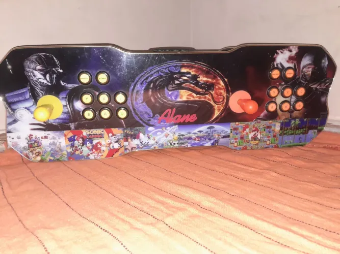 Fliperama Portátil Personalizado - 12.500 Jogos + Multimídia