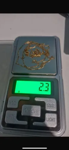 Vendo cordão de ouro masculino 65cm