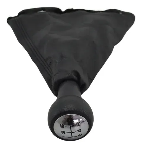 Manopla Cambio Manual Com Coifa C3 2011 Original Preto