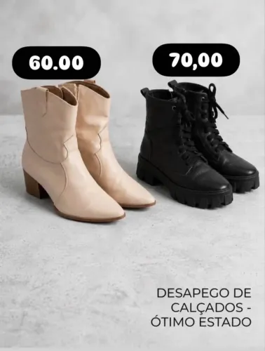 Botas tamanho 40