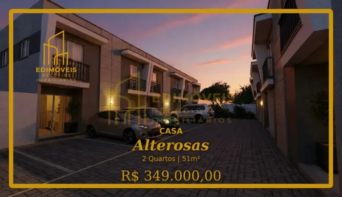 Exclusiva Casa com 2 Quartos e Churrasqueira em Alterosas Serra/ES