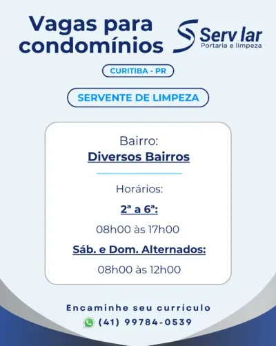 Servente de Limpeza