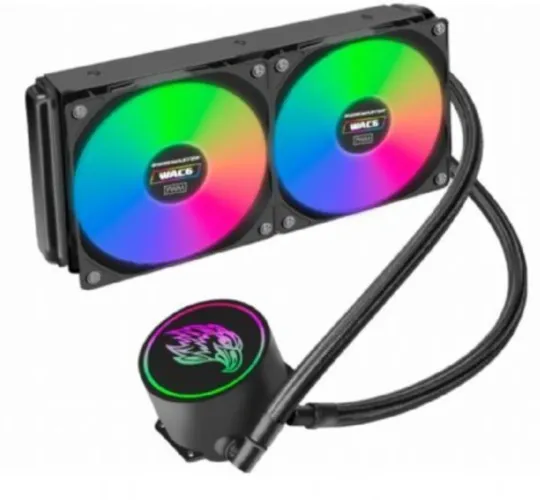 Water Cooler RGB 240mm Preto Multicolor K-MEX - WAC6