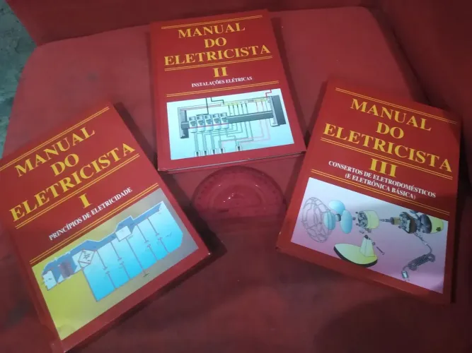 Livros Manual do eletricista - coleção completa.