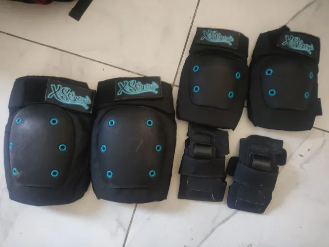 Kit proteção: futebol  skate  patins 