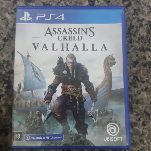 Jogo de ps4, assassins creed valhalla. Perfeito estado de conservação.