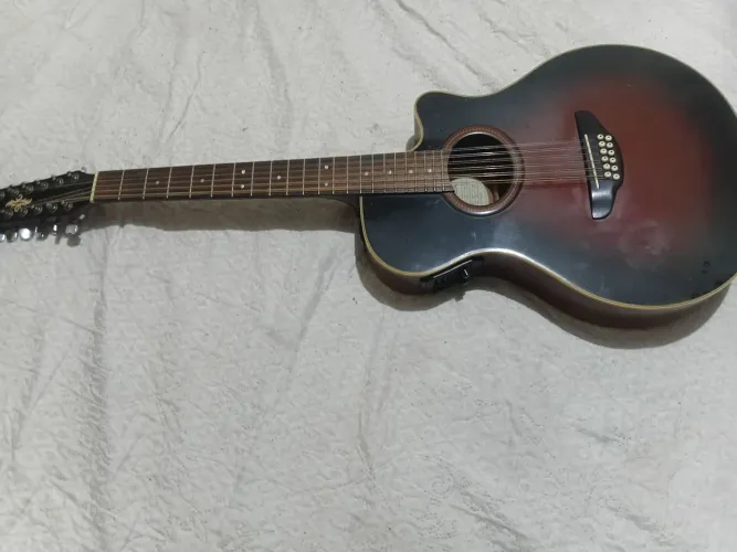 Violão 12 Cordas Yamaha APX-4-12A (Raro / Sunburst)<br>