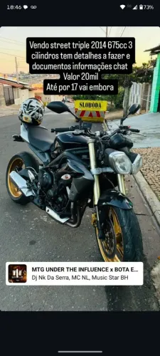 Troco por outra moto do nível