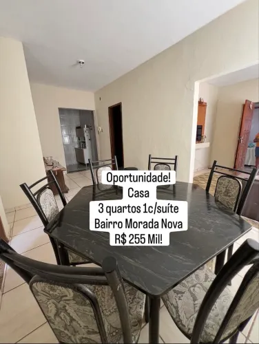 CASA À VENDA NO BAIRRO MORADA NOVA - ITAÚNA/MG