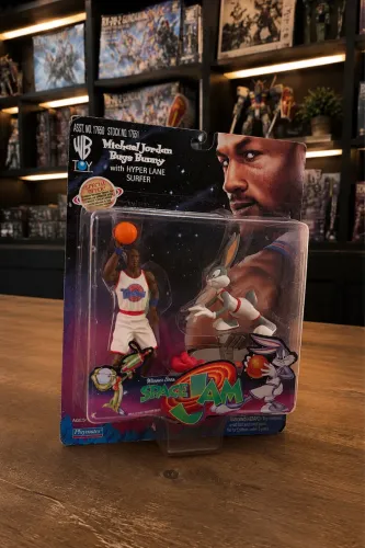 Space Jam Michael Jordan & Bugs Bunny Hyper Lane Surfer - Playmates 1996 | Lacrado