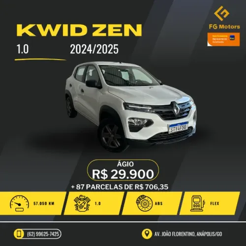 Renault Kwid Zen 1.0 Flex 12V 5P Mec. 2025