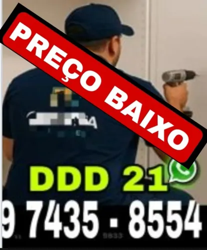 Montador de móveis residencial para guarda-roupas, armários, closet e cômodas