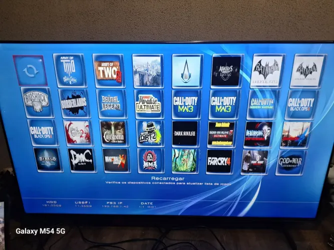 HD DE 1 TERA COM 90 JOGOS DE PS3..