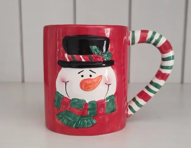 Caneca de Natal Boneco de Neve 300ml