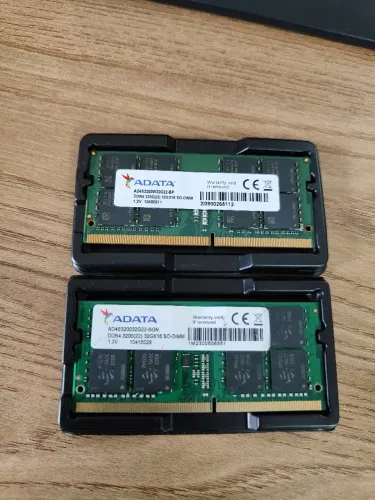 Kit Memória ADATA 64GB - 2x32GB DDR4 3200MHz