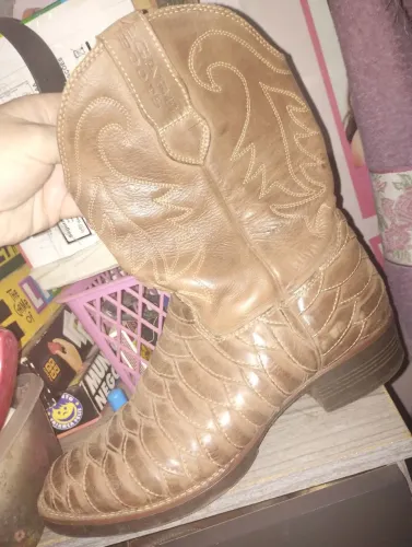 Bota masculina couro legítimo