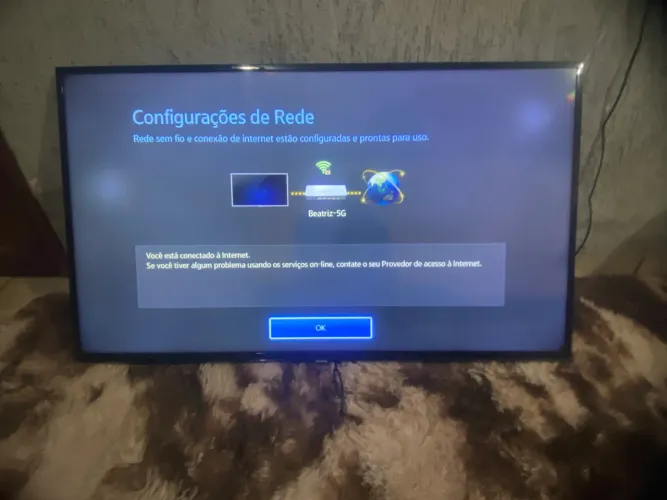 televisão 50 não é smart 