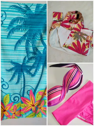 Kit Praia - Toalha/ Bolsa/ Biquíni 