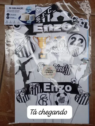 Topper de bolo 