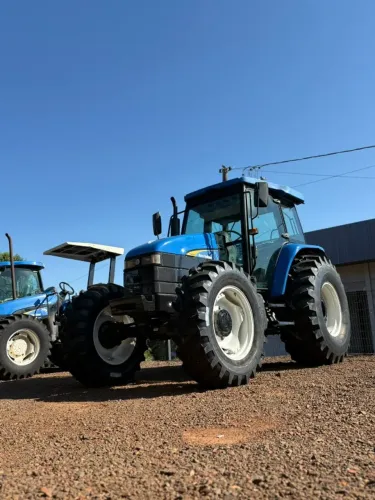 TRATOR NEW HOLLAND, MODELO TS 6020, CABINE ORIGINAL, ANO 2011