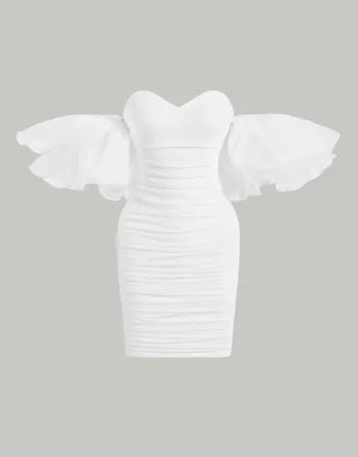 Vestido Mangas Bufantes