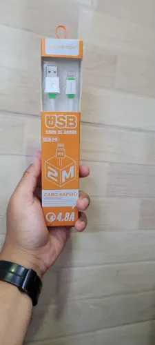 Cabo de 2m  USB/LIGHTNING KAIDI