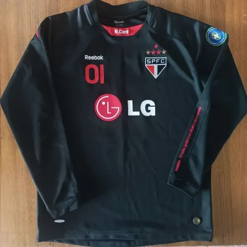 Camisa Original 2009 Goleiro Preta #01 Rogério Ceni São Paulo FC Reebok SPFC Tamanho P