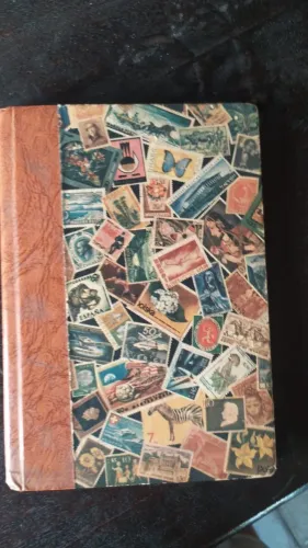 çoleção de selos raros vintage