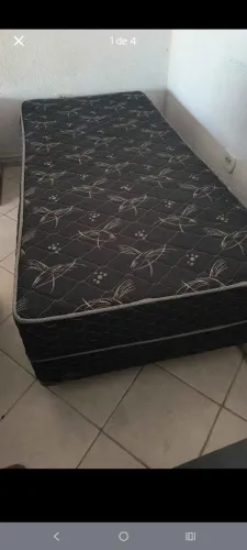 Cama box conjugado solteiro (entrego)