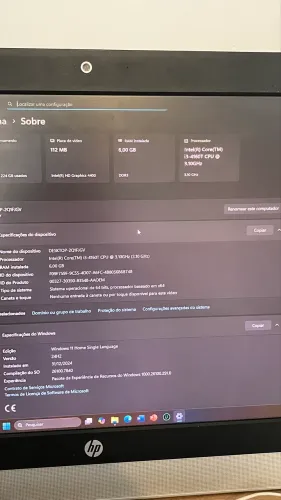 HP All-in-One 21.5" Full HD - Intel Core i3 (Aceita Upgrade) - Perfeito p/ Home Office