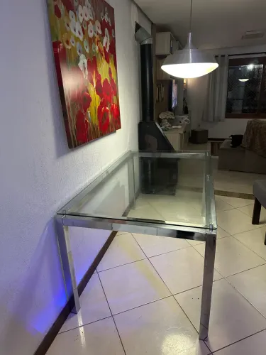 Mesa 6 lugares de vidro