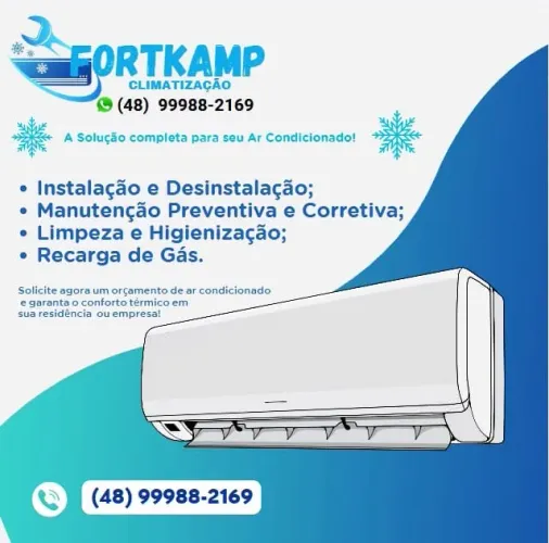 Ar Condicionado - Instalação - Desinstalação - Limpeza - Recarga de Gás